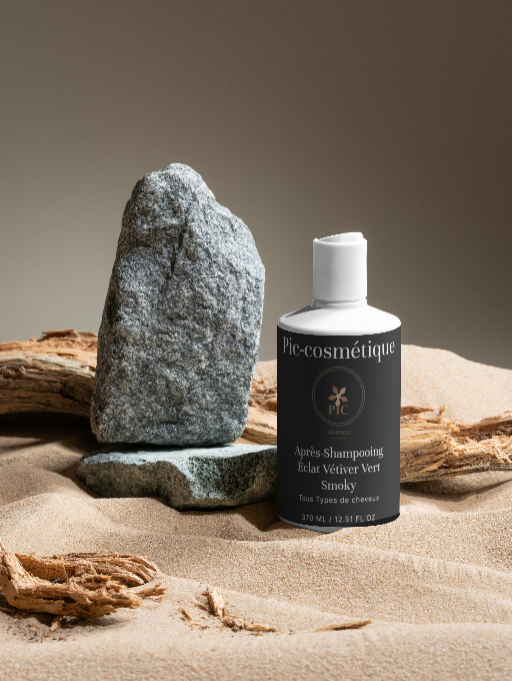 Après-Shampooing Brillance Vétiver Vert | Cheveux Éclat & Souplesse - Pic Cosmétique